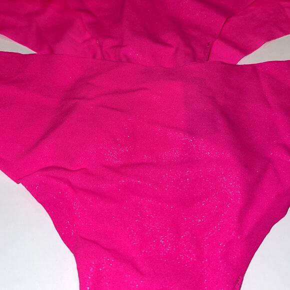 Victoria's Secret PINK Panties Womens Medium Pink Yoga Seamless Thong Hipster - Picture 2 of 5